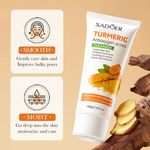 New Arrived Turmeric Face Wash Deep Cleansing Remove Blackhead Acne Shrink Pores Facial Cleanser Oil Control Whitening Cleanser